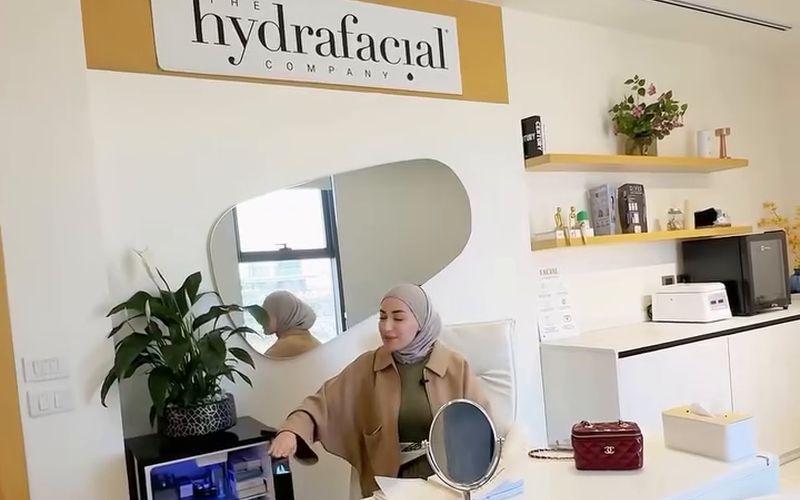 ركن الهيدرافيشل في العيادة